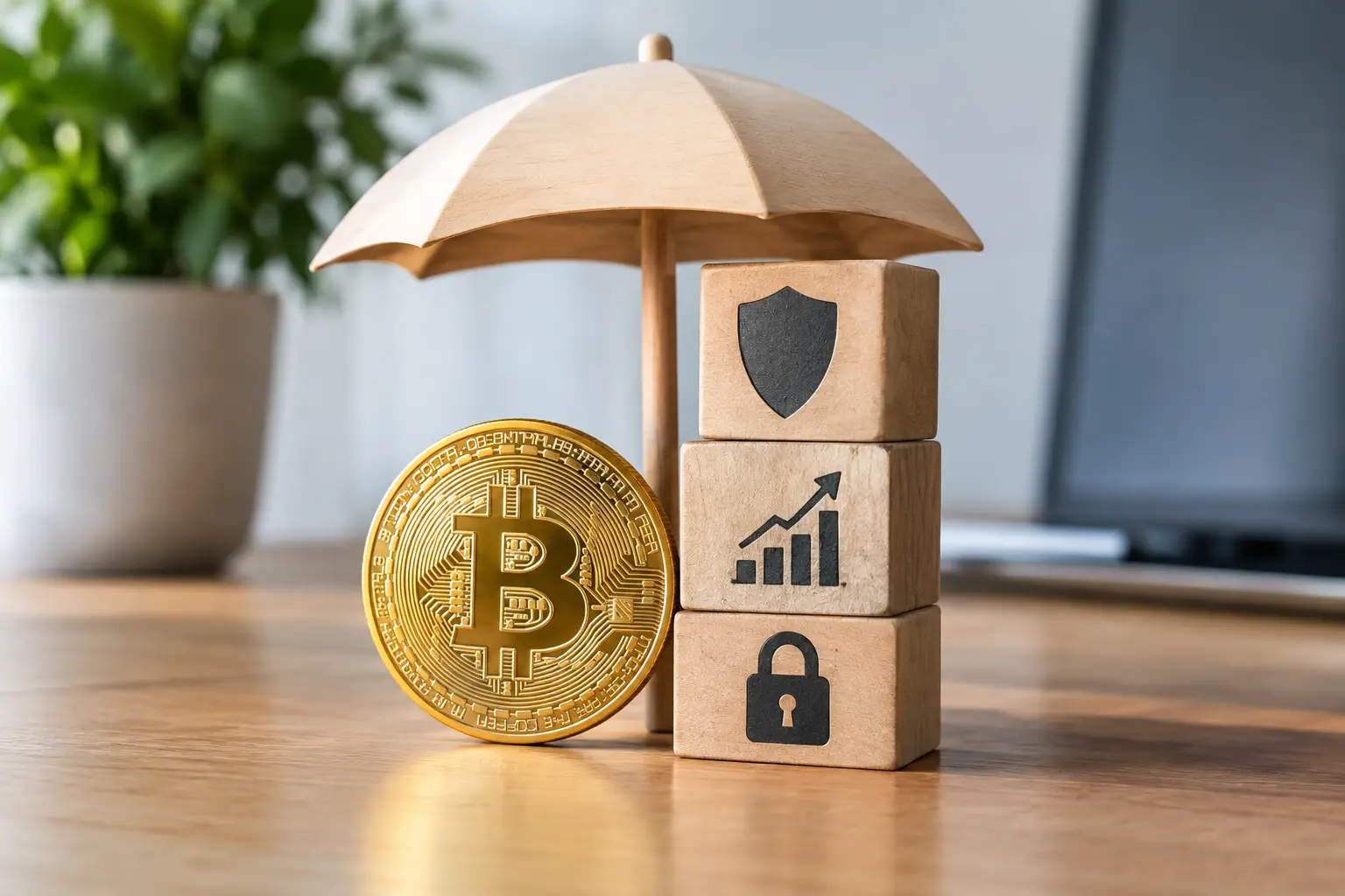 Como reduzir o risco do Bitcoin sem negociar